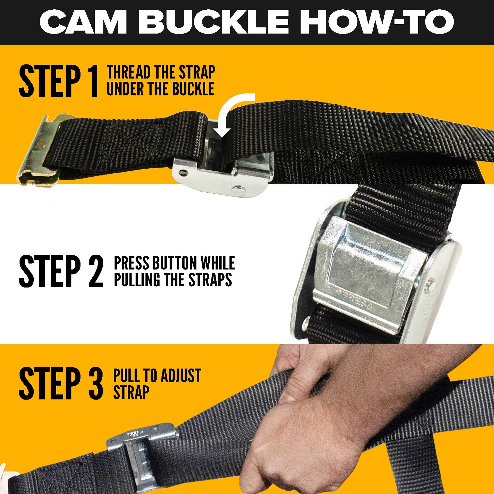  how to use a cam buckle