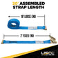  20' e track strap with 2' fixed end