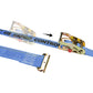  blue 20' E track ratchet strap with sliding ratchet