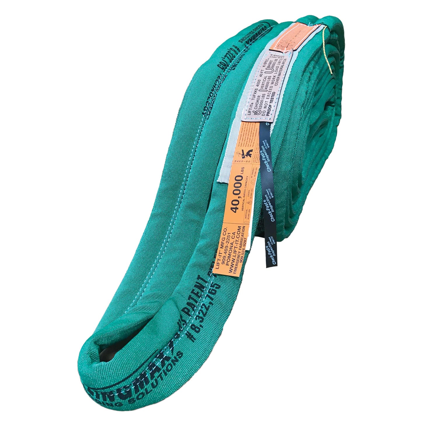 5" x 8' Endless Twin-Path High Performance Roundsling, Vertical Capacity 70,000 lbs.