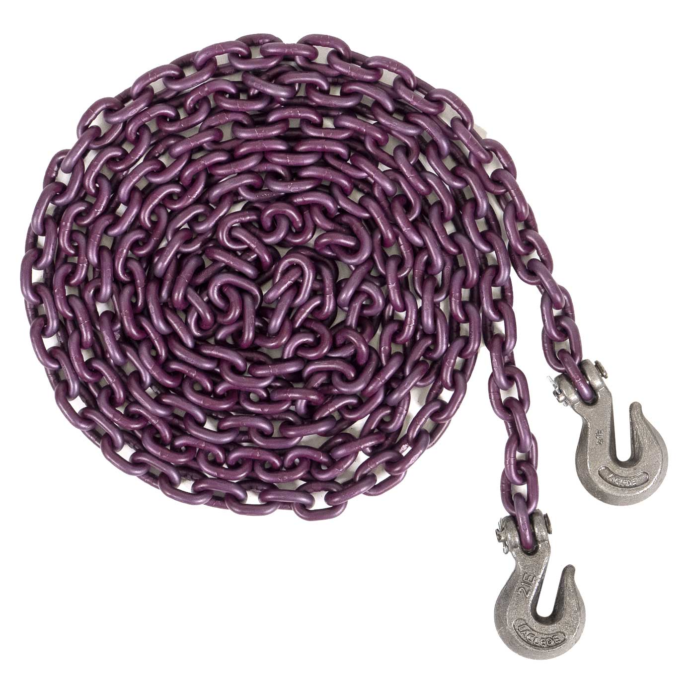 1/2" x 16' Tie Down Chain with Clevis Grab Hooks | Grade 100