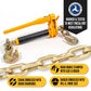 3/8" x 20' Grade 70 Transport Chain and Binder Kit | Folding Handle Ratchet Binder