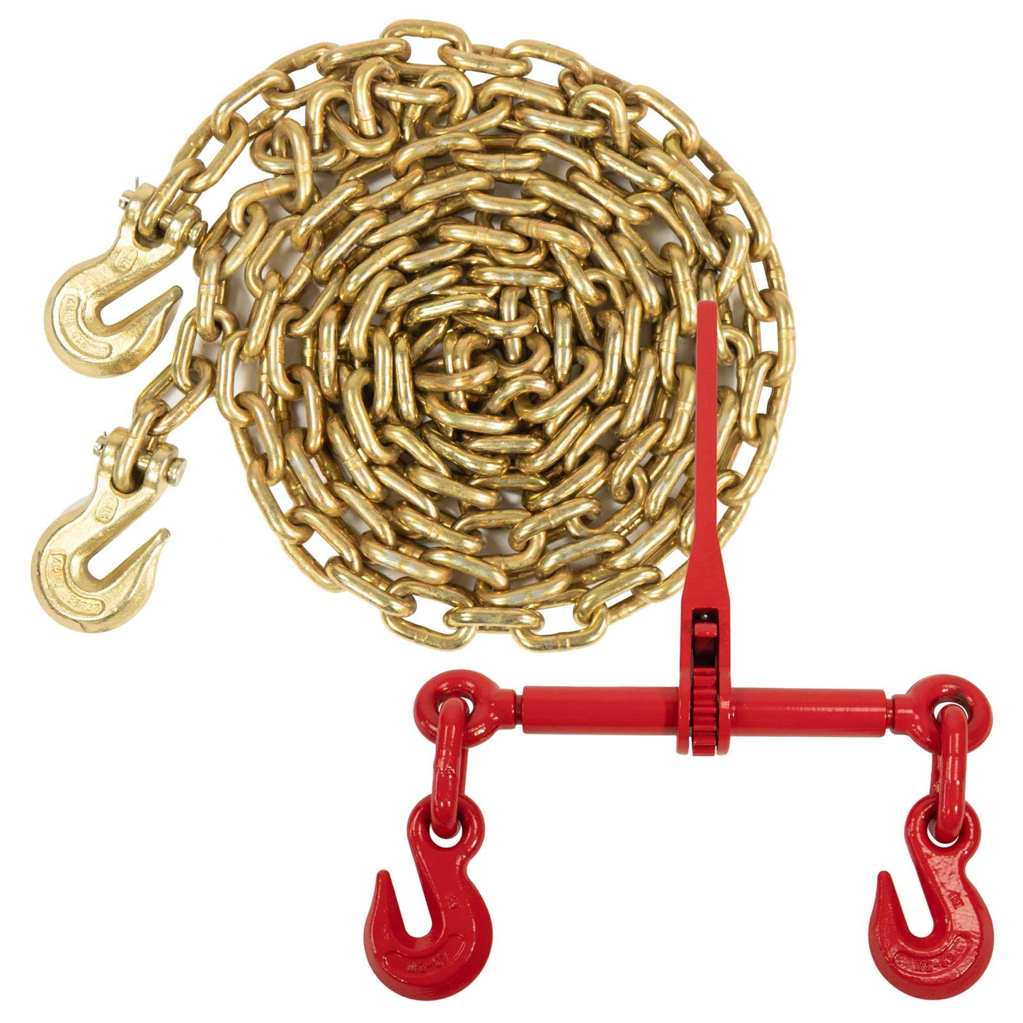 1/2" x 16' Grade 70 Transport Chain and Binder Kit