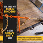 1/2" x 20' CM® Grade 70 Transport Chain with Clevis Grab Hooks | Made in USA