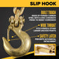 3/8" x 16' Grade 70 Transport Chain | Clevis Grab Hook & Clevis Slip Hook with Latch