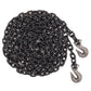 1/2" x 10' Tie Down Chain with Clevis Grab Hooks | Grade 80