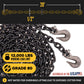 1/2" x 20' Tie Down Chain with Clevis Grab Hooks | Grade 80