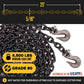 5/16" x 25' Tie Down Chain with Clevis Grab Hooks | Grade 80