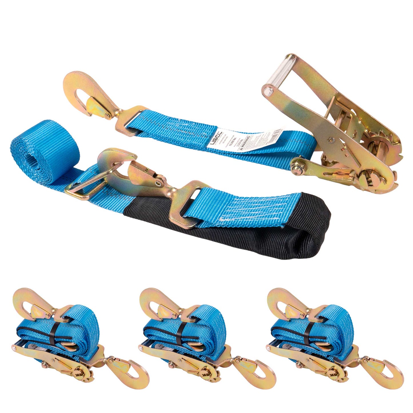 2" X 8' Blue Axle Straps 10,000 lbs  -  Set of 4