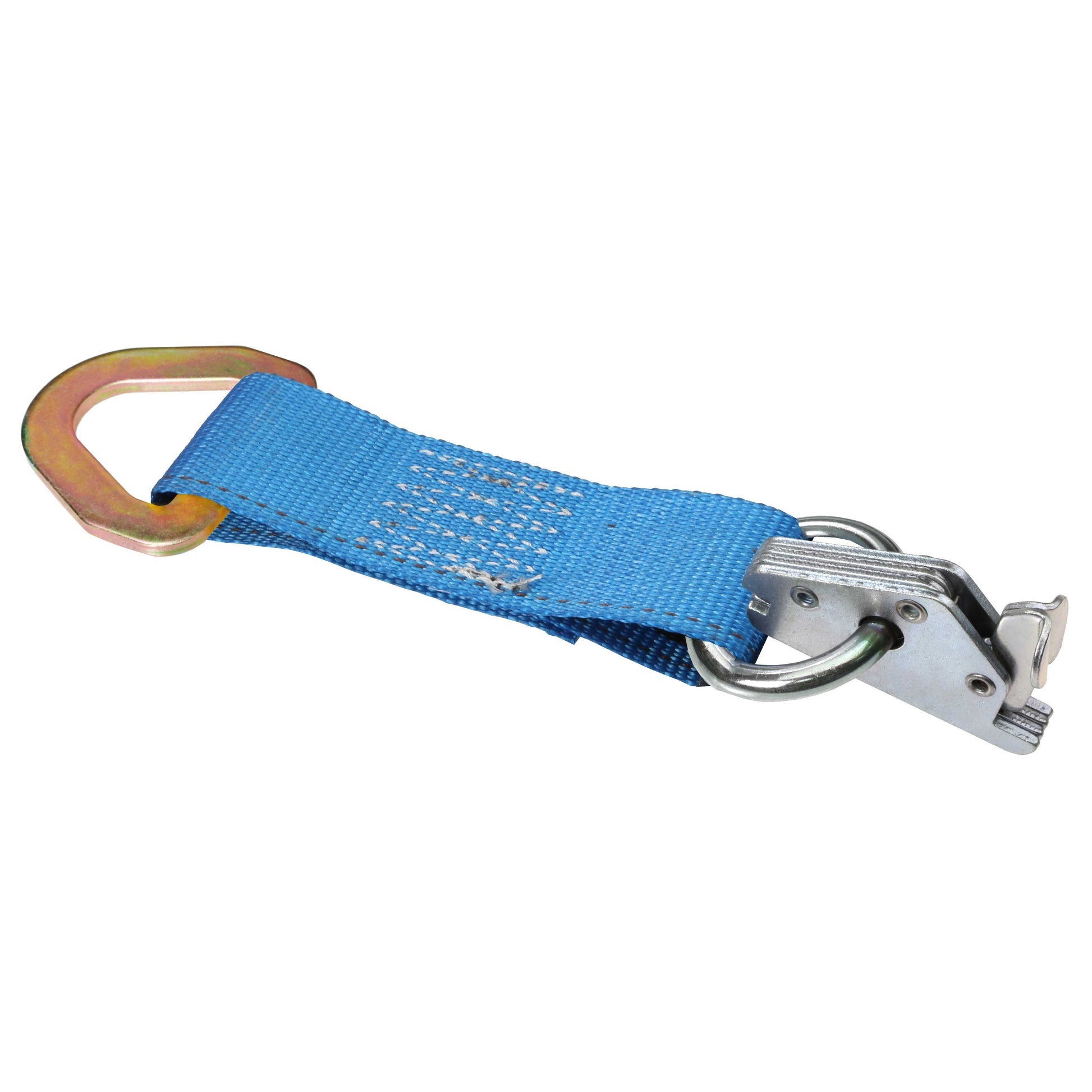  6" blue heavy-duty e track tie-off strap