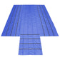 24' x 28' Heavy Duty Lumber Tarp | 8' Drop & Flap - 18 oz. Blue Tarp