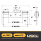 Non-Conductive Lifting Beam -  2,000 lb Capacity - 2.5' Max Spread