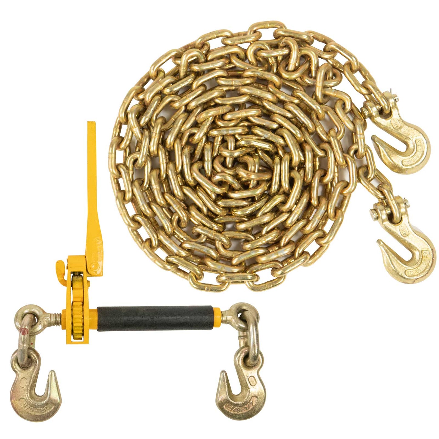 1/2" x 10' Grade 70 Transport Chain and Binder Kit | Peerless QuikBinder Plus