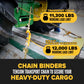 1/2" x 20' Grade 70 Transport Chain and Binder Kit | Peerless QuikBinder Plus