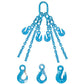 932 inch x 10 foot Pewag Adjustable 4 Leg Chain Sling w Sling Hooks Grade 120 thumbnail