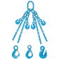 932 inch x 15 foot Pewag Adjustable 4 Leg Chain Sling w Sling Hooks Grade 120 thumbnail