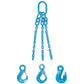 932 inch x 18 foot Pewag 3 Leg Chain Sling w Sling Hooks Grade 120 thumbnail