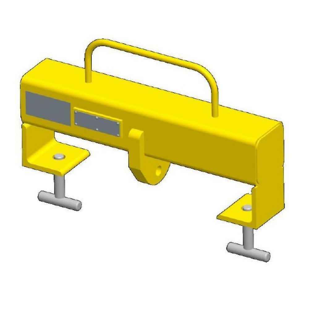 M&W Single Hook Forklift Beam - 5,000 lb.