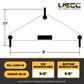 M&W 20363 small lifting beam specs