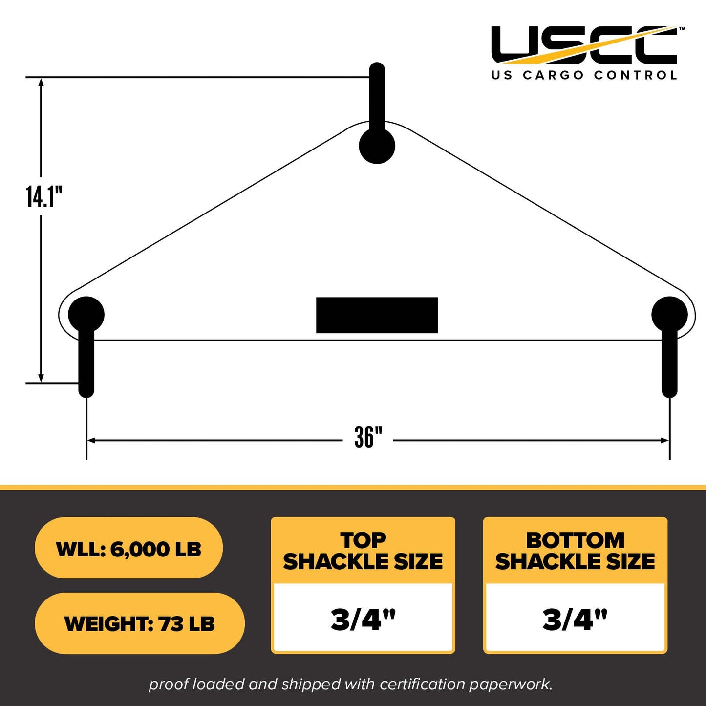 M&W 20366 small lifting beam specs