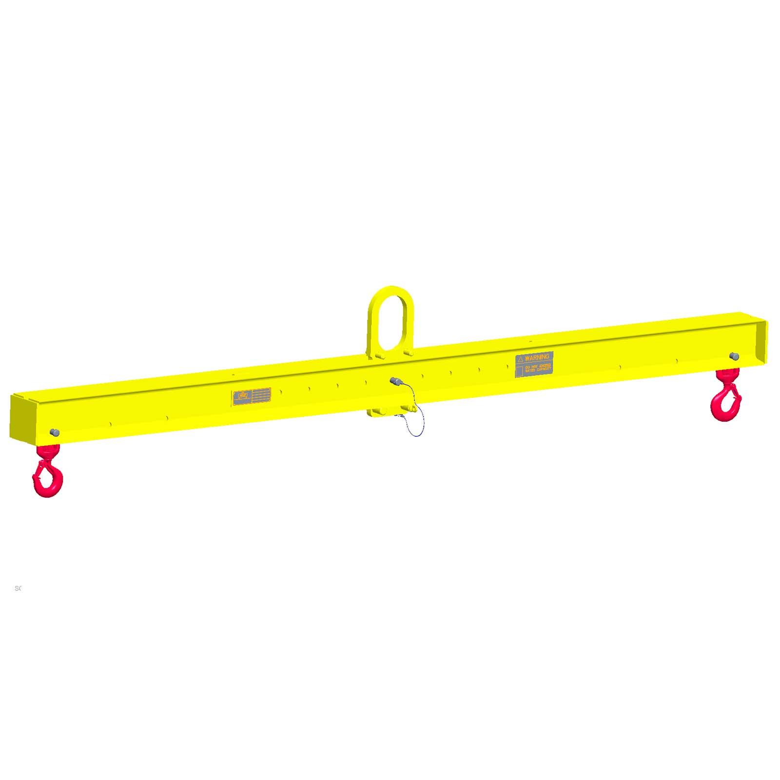 M&W standard adjustable lifting beams with swivel hooks