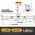 M&W 15108 standard adjustable lifting beam w/ shackles specs