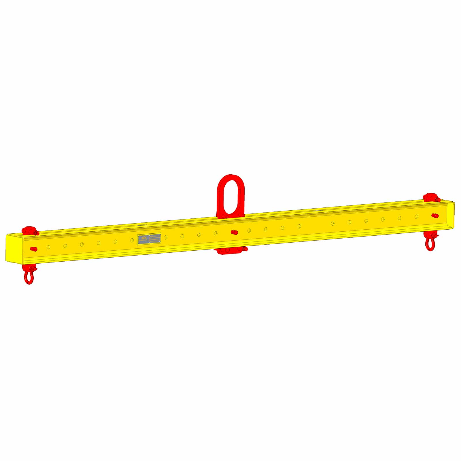 M&W standard adjustable lifting beams with shackles