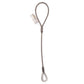 5' 1" standard eye and thimble single leg wire rope sling