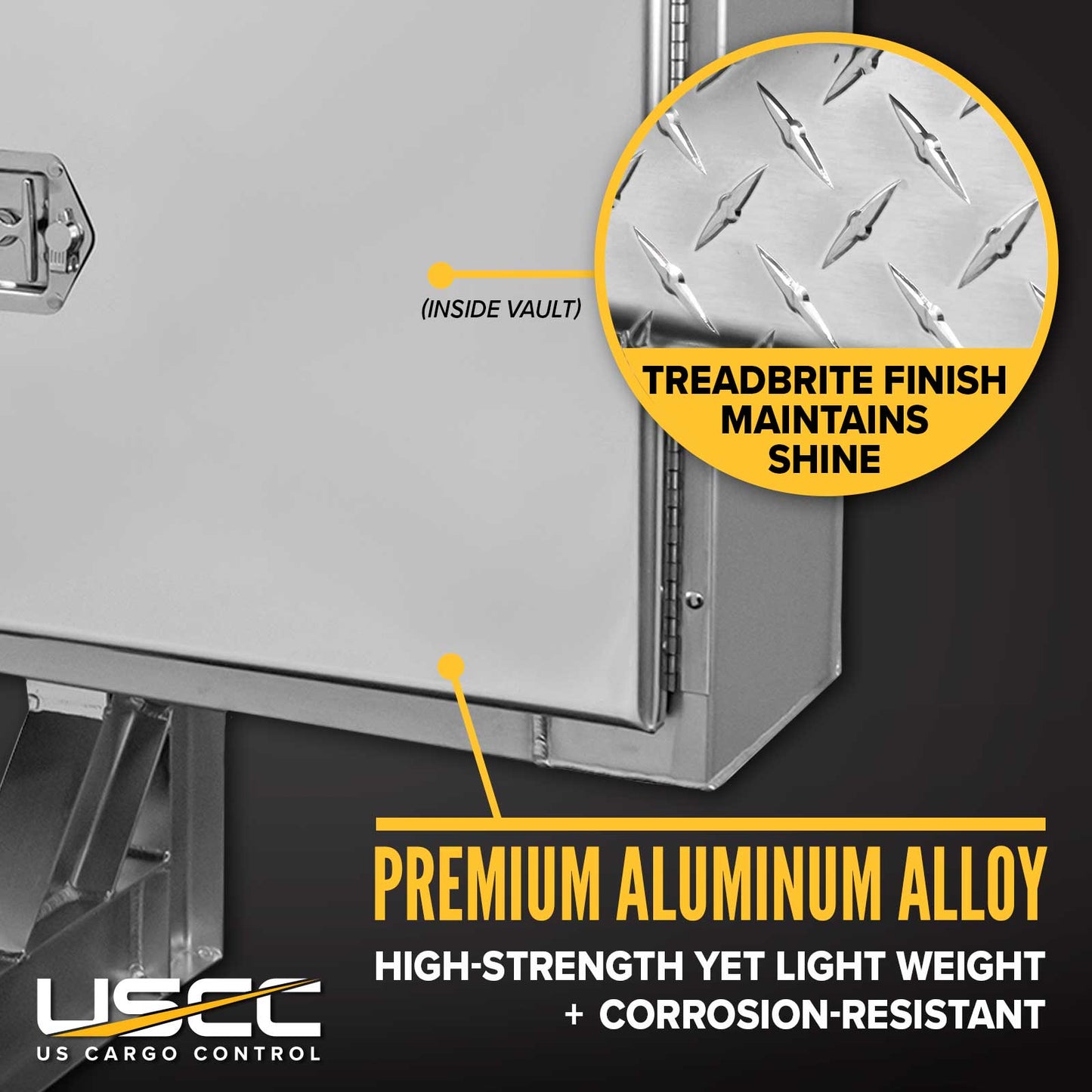 68" x 80" 3-Door Split Enclosed Headache Rack | Bar Window | U-Bolt Mounting Kit