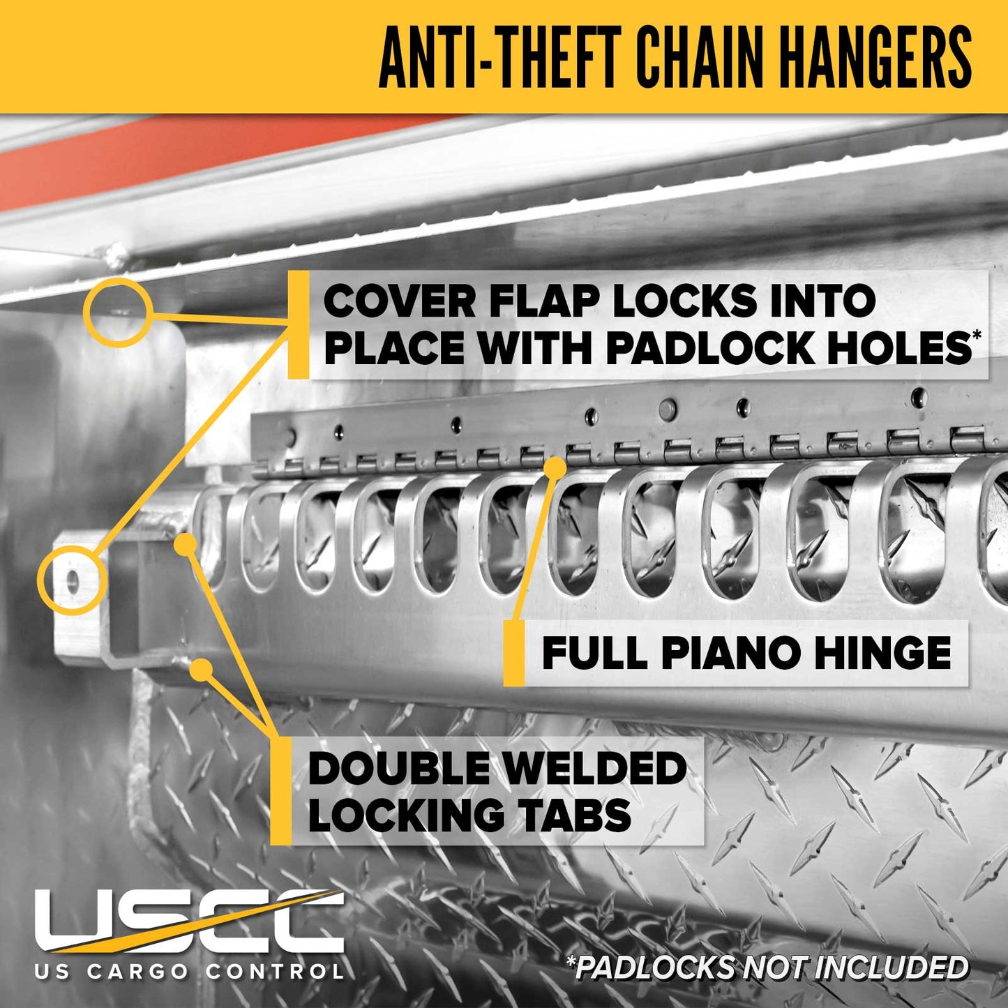 68" x 86" Semi Headache Rack | 2 Half-Trays & 2 Chain Hangers | U-Bolt Mounting Kit