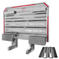 68" x 86" Semi Headache Rack | 2 Half-Trays & 2 Chain Hangers | U-Bolt Mounting Kit