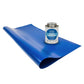 Tarp Repair Kit: 2'x2' Blue Tarp Patch and Vinyl Cement