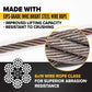 6' 1/2" 6x19 EIPS IWRC single leg wire rope sling