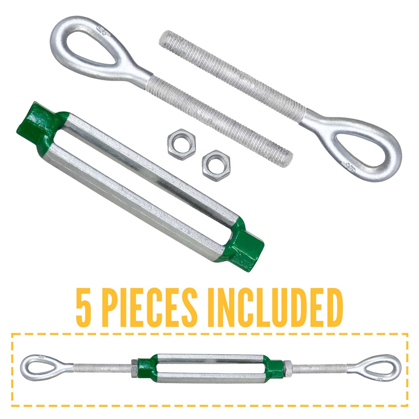 Turnbuckle included components