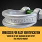 Van Beest Green Pin Bolt Type Wide Body Sling Shackle | P-6033 - 600 Ton embossed for easy identification