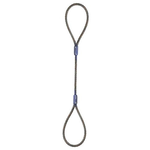Wire Rope Sling - Single Leg - 1/4 x 2' - Domestic