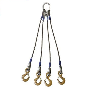 Wire Rope Sling - 4 Leg Bridle 3/4 x 20