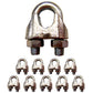 5/8" Zinc Plated Malleable Wire Rope Clip (10 pack)