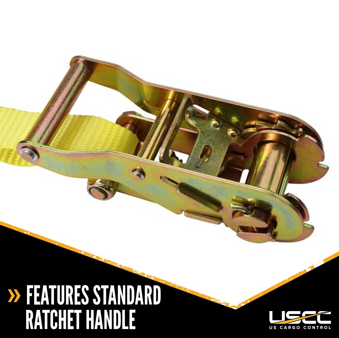 Ratchet Strap w/ S-Hook Vinyl Coated - 1x15' Ratchet Tie Down Strap