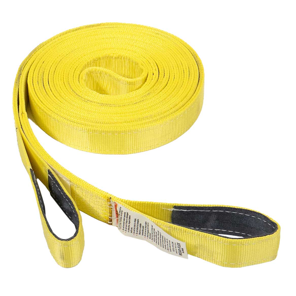 2 x 20' Recovery Strap with Cordura Eyes - 2 Ply