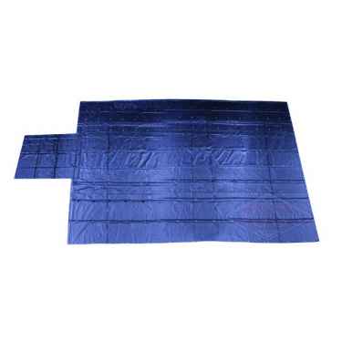 Heavy Duty Lumber Tarp 24 x 28 8 Drop Flap 18 oz. Blue Tarp