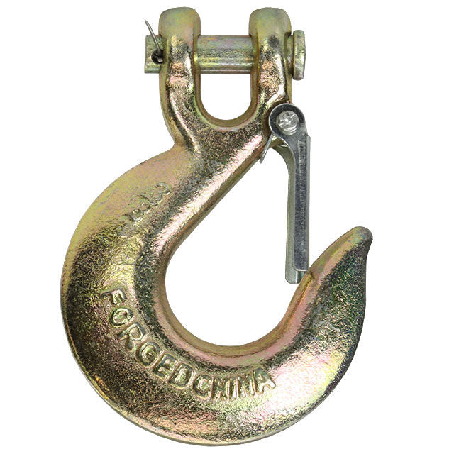 38 inch Clevis Slip Hook w Latch Grade 70 image 1 of 2