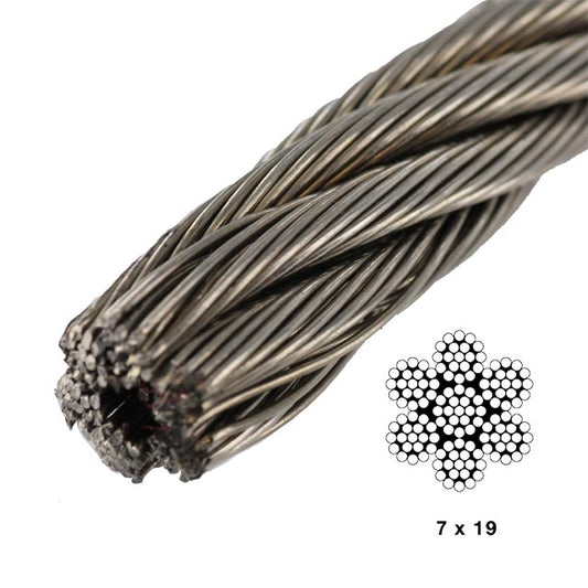 7x19 Stainless Steel Cable Type 316 Uscargocontrol