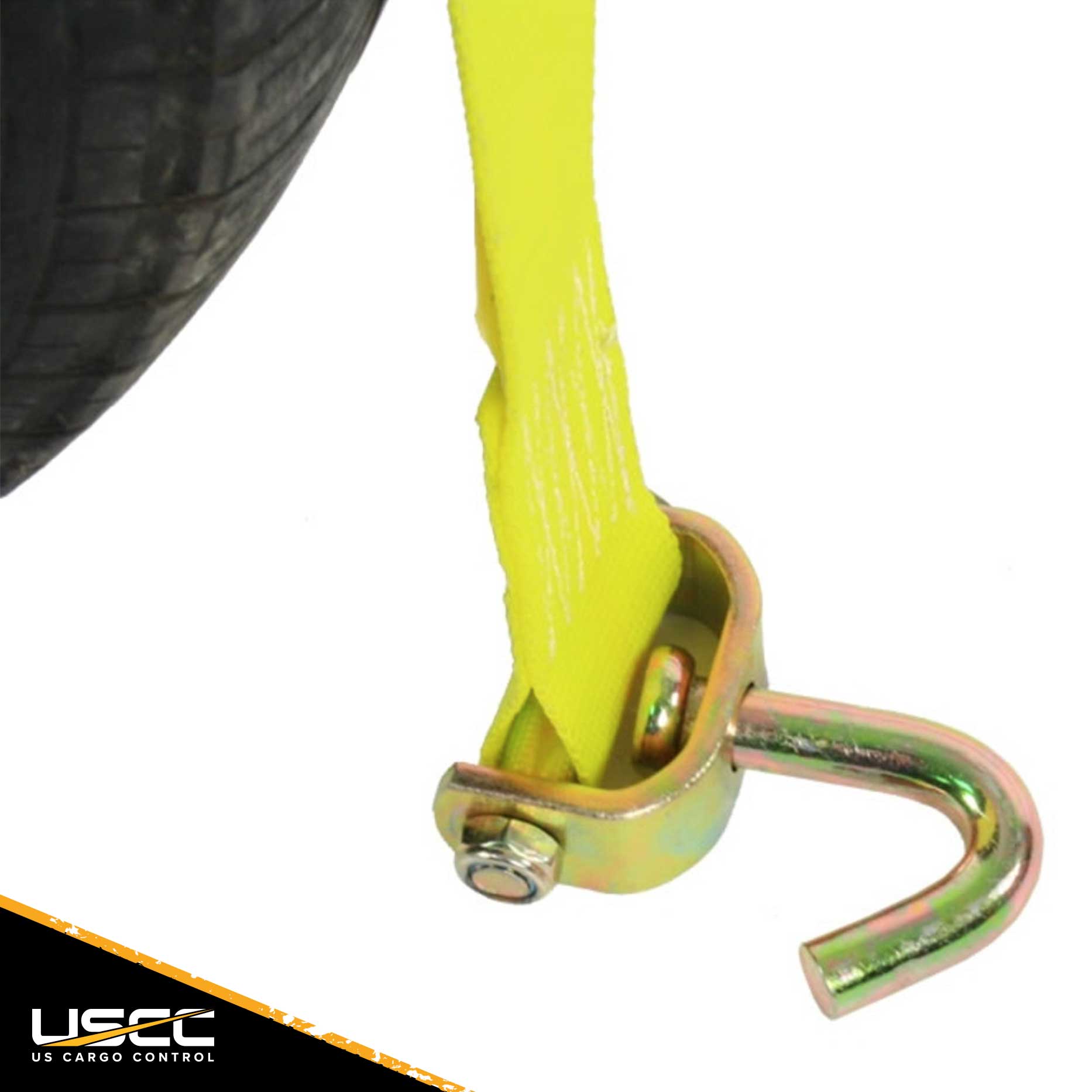 2 x 10' OEM Replacement Wheel Strap with 2 Swivel J Hooks and 3 Adjus