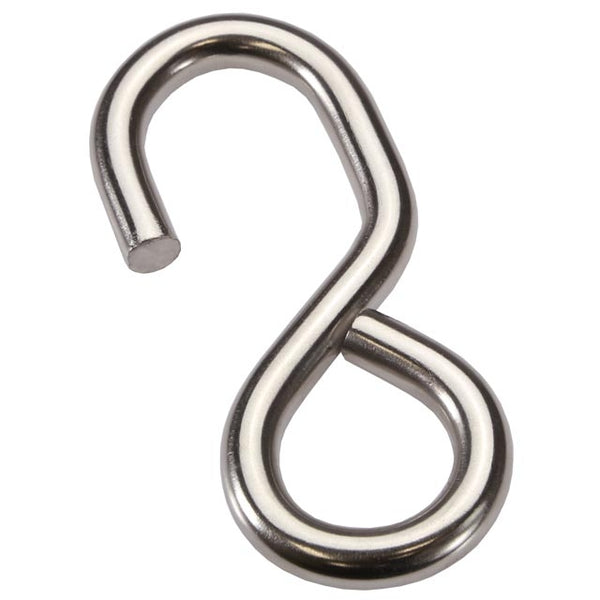 Crane Scale S Hook Heavy Duty 304 Stainless Steel | 4.4 Inch Long 0.55 Inch  Thickness | Super Large S Shaped Hooks for Hanging and Utility Use - Hold