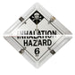 8-Legend Placard for Hazmat, DOT, and Safety Warnings - image 5