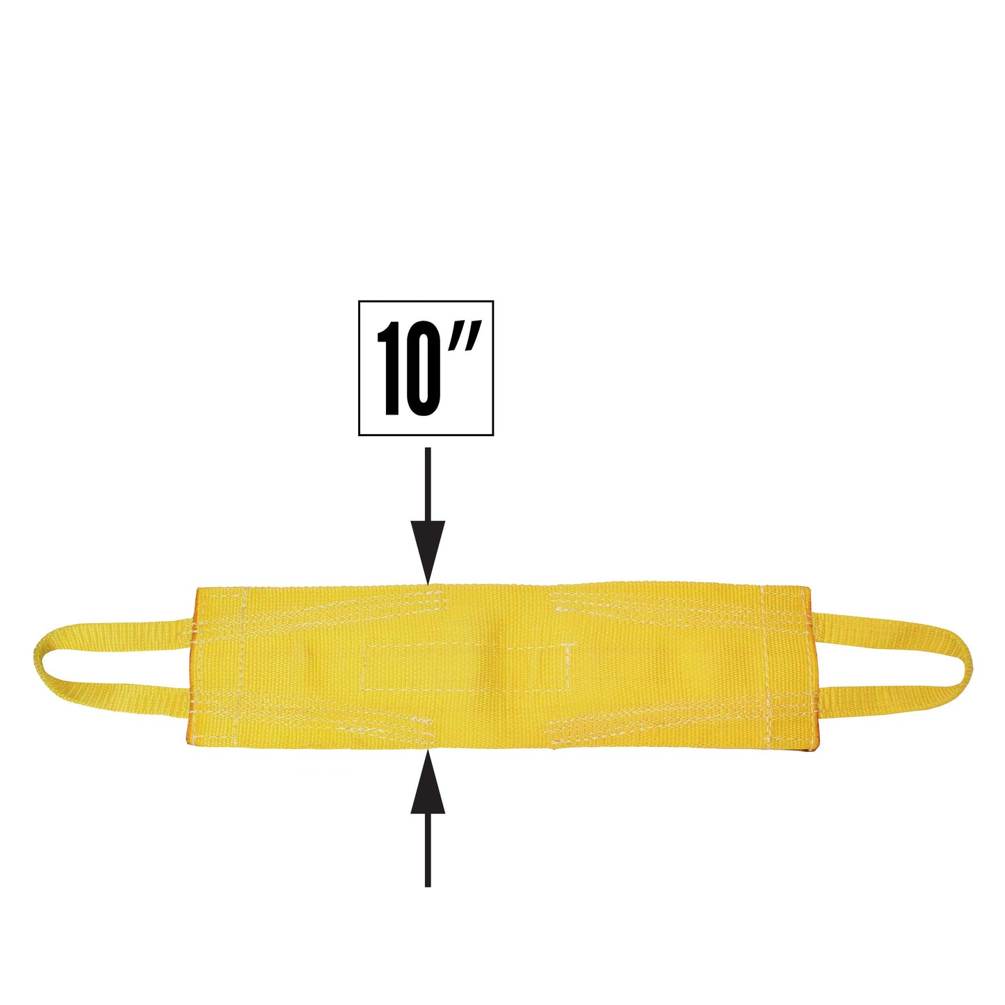 Nylon Lifting Sling Attached Eye Wide 10 inch x 10 foot 1ply image 2 of 2