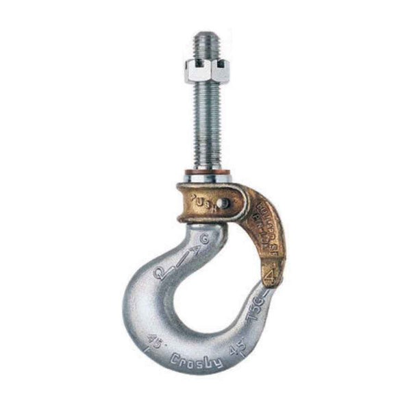 CROSBY Swivel Hook 1.7 Ton w/ Bullard Safety PIN-LOK Single Leg