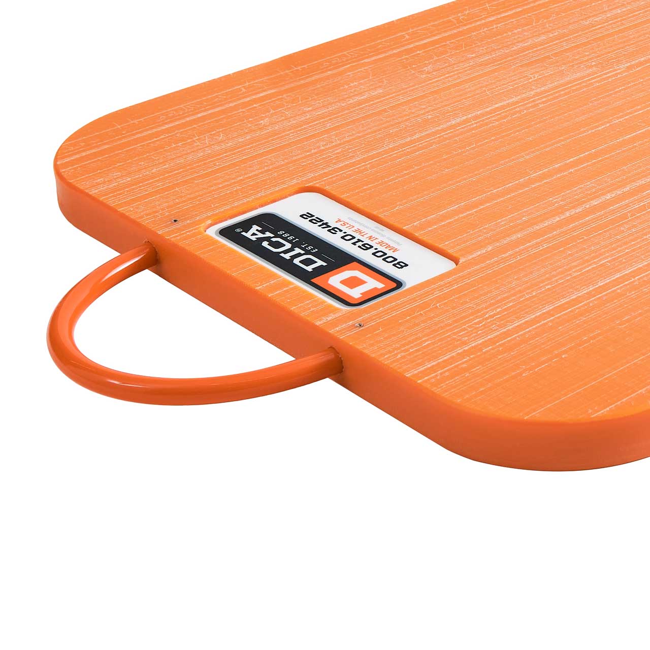 SafetyTech® 18" x 18" Outrigger Pad | Medium Duty | 1" Thick | Orange Image 2 of 3