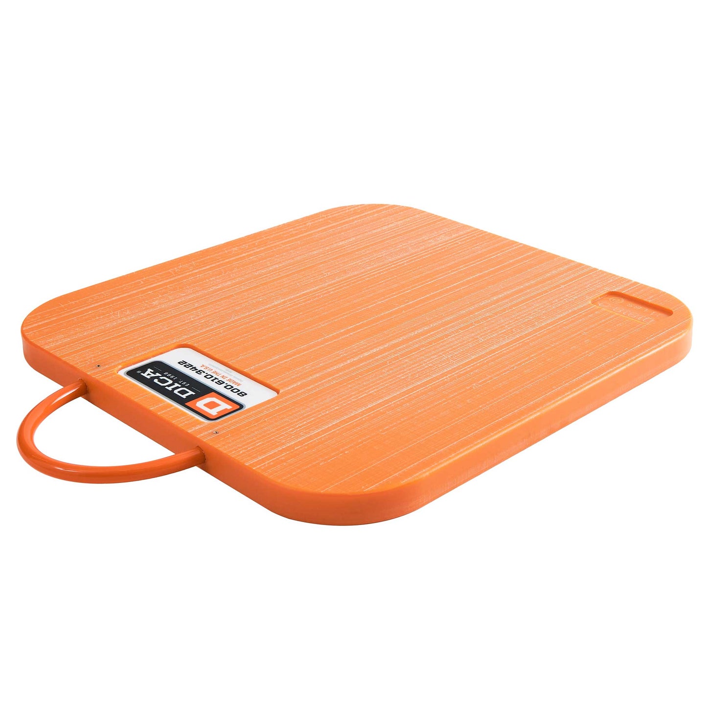 SafetyTech® 18" x 18" Outrigger Pad | Medium Duty | 1" Thick | Orange Image 3 of 3